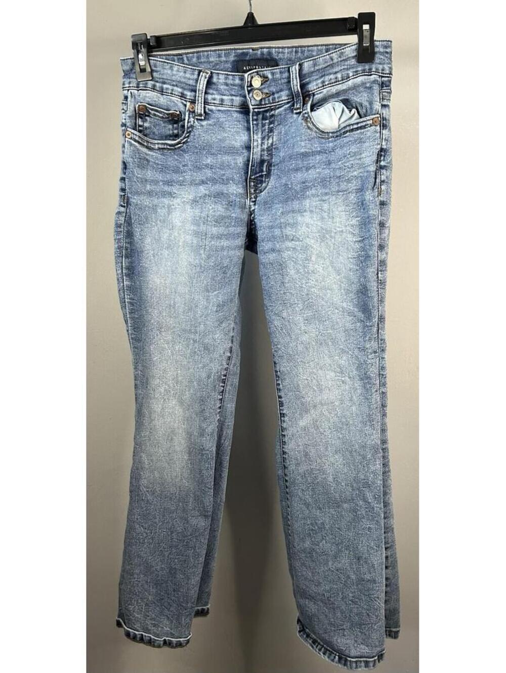 Aeropostale Low Rise Flare Jeans 12 Short 30x29